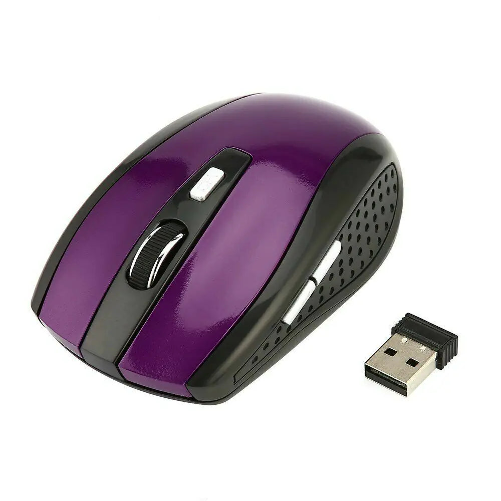 2.4GHz Wireless Optical Mouse Mice & USB Receiver For PC Laptop Computer DPI USA