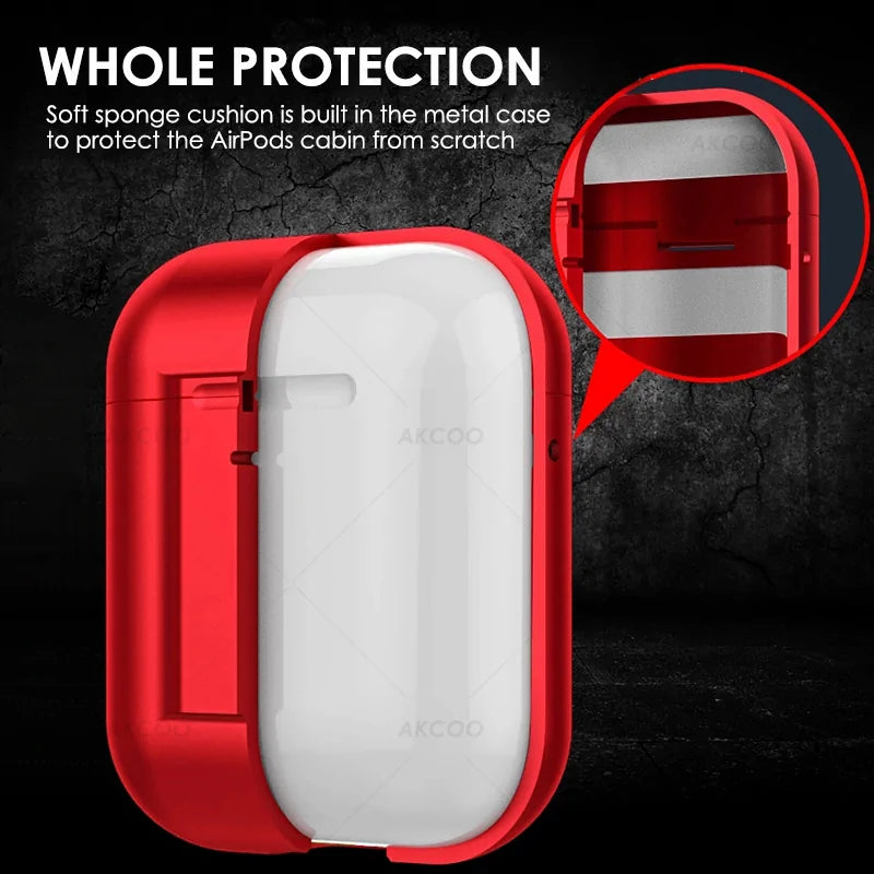 Metal Case Compatible with AirPods Charging Case