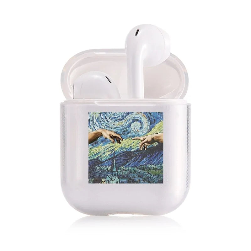 Clear Case For Airpods Art Transparent Case